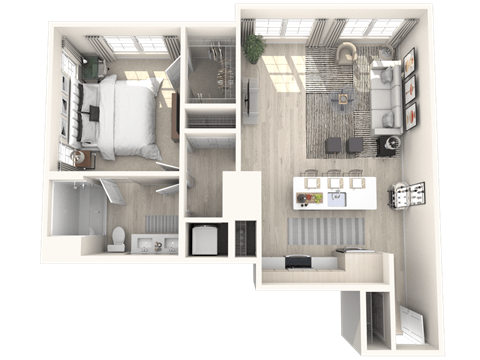 Unit A11  at Altis Grand Lake Willis, Orlando, Florida